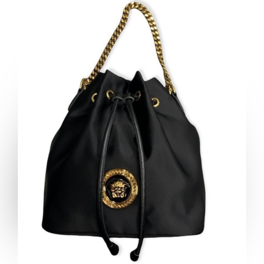 Versace Black Nylon Bag